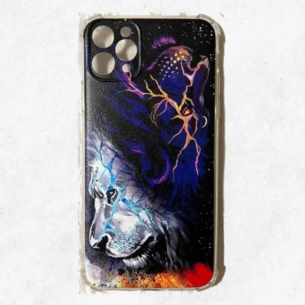 For iPhone 11 Pro Max 3 Cases Base Shark Colorful Lion Gomu Gomu‎ No Gatling Men